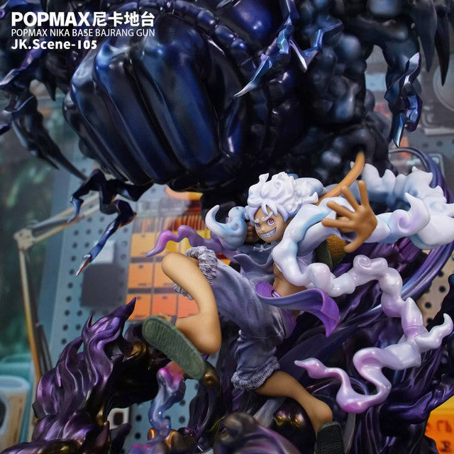 [Warehouse in stock] JacksDo Studio - Statue - One Piece POPMAX Nika Luffy Base Bajrang Gun