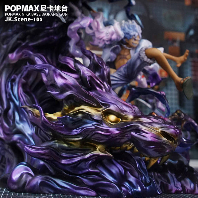 [Warehouse in stock] JacksDo Studio - Statue - One Piece POPMAX Nika Luffy Base Bajrang Gun