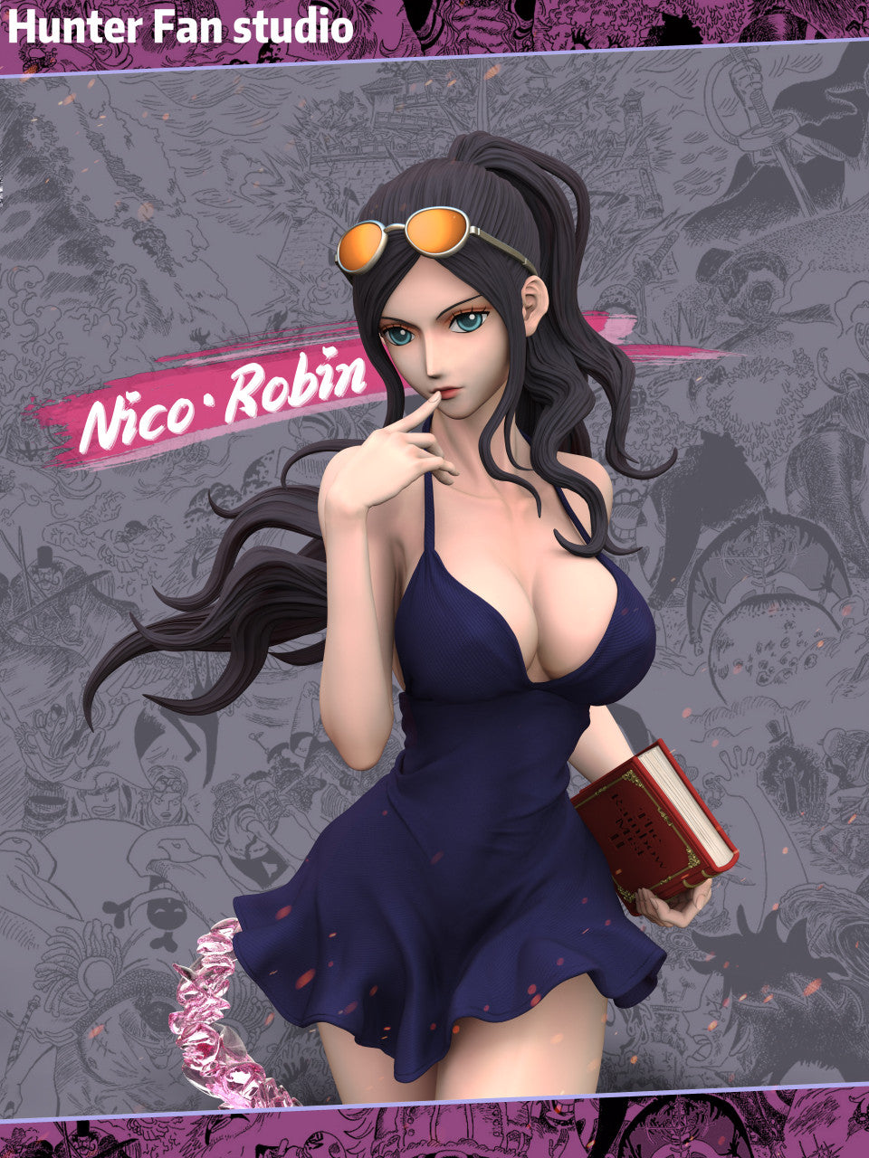 [Warehouse in Stock] Hunter fan Studio - Statue - One Piece - Nico Robin