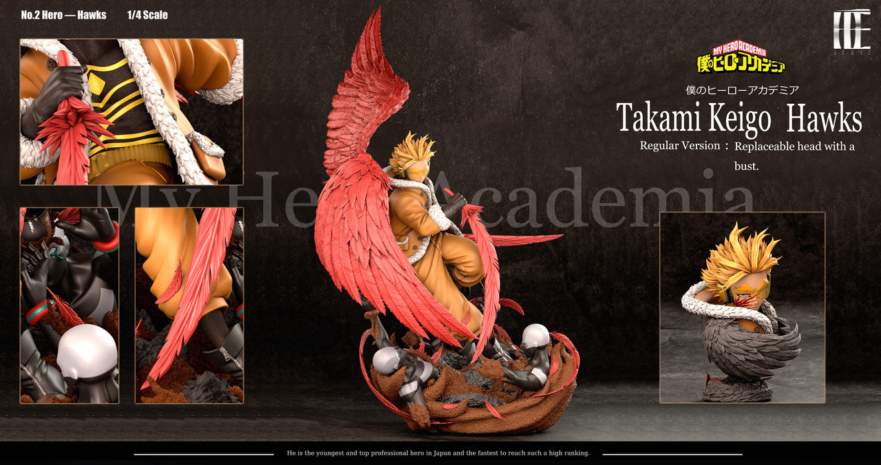 [Warehouse in Stock] Héroe Collectibles - Statue - My Hero Academia - Hawks EX version