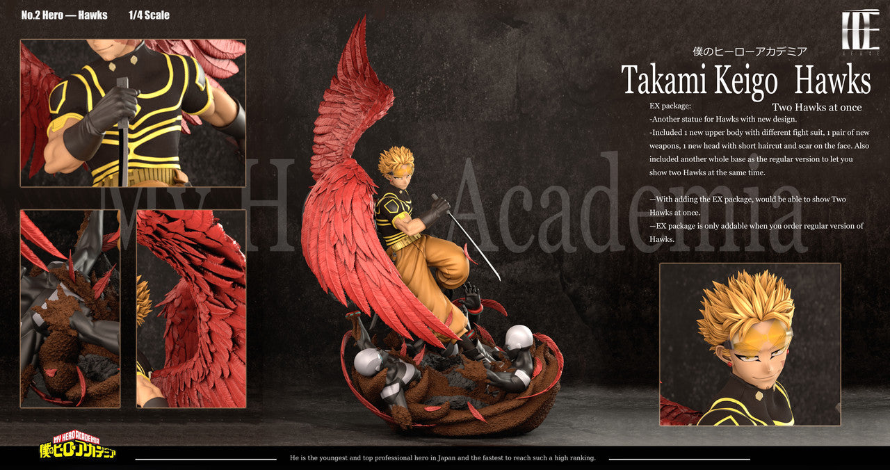 [Warehouse in Stock] Héroe Collectibles - Statue - My Hero Academia - Hawks EX version