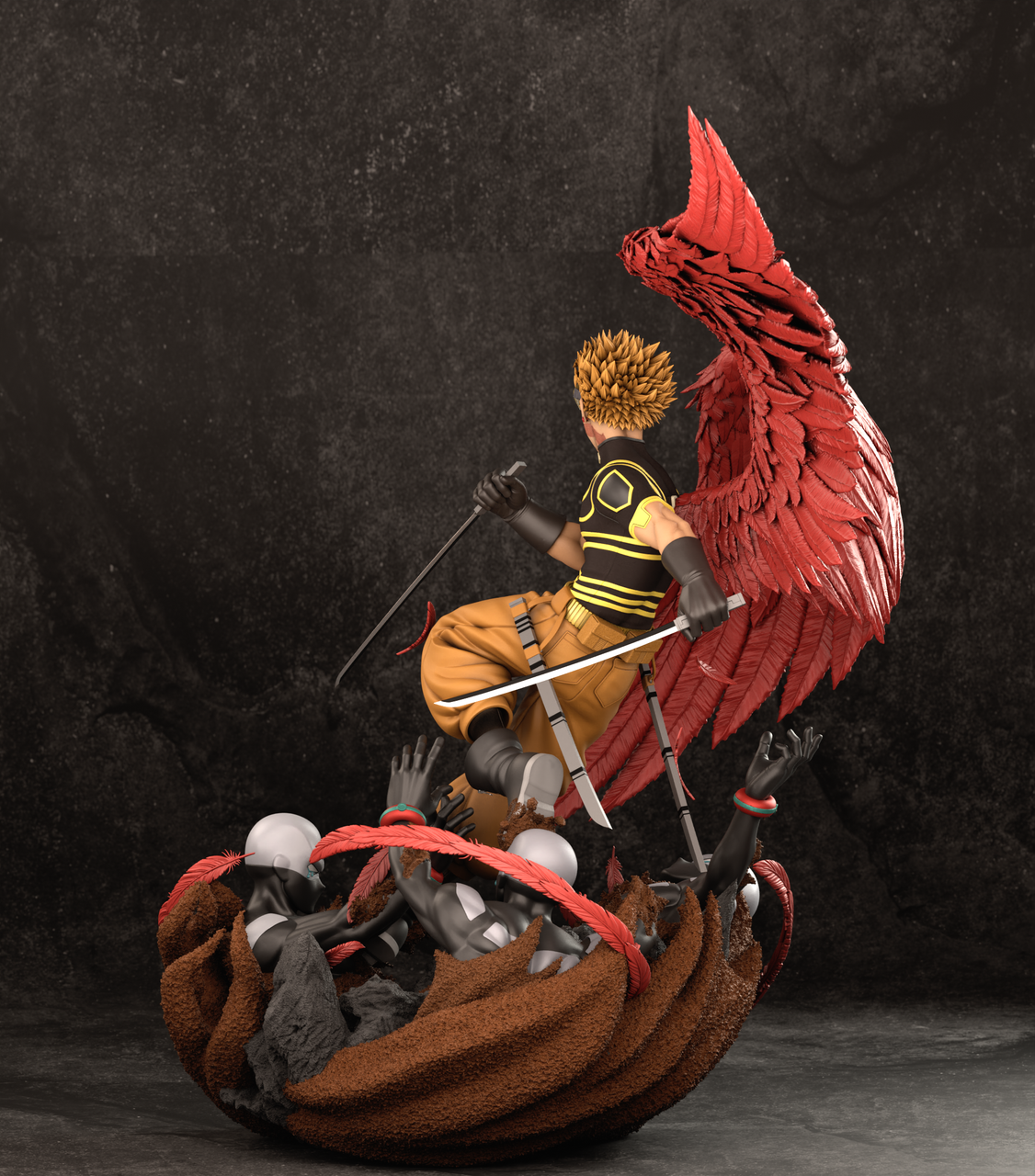 [Warehouse in Stock] Héroe Collectibles - Statue - My Hero Academia - Hawks EX version