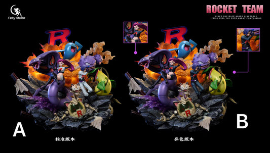 [Warehouse in stock] Fairy Studio - Statue - Pokémon - Team Rocket Jessie and James