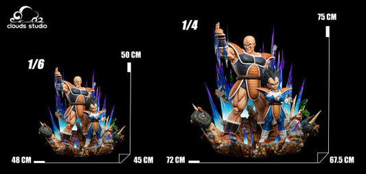 [Warehouse in Stock] Clouds Studio - Statue - Dragon Ball Nappa & Vegeta