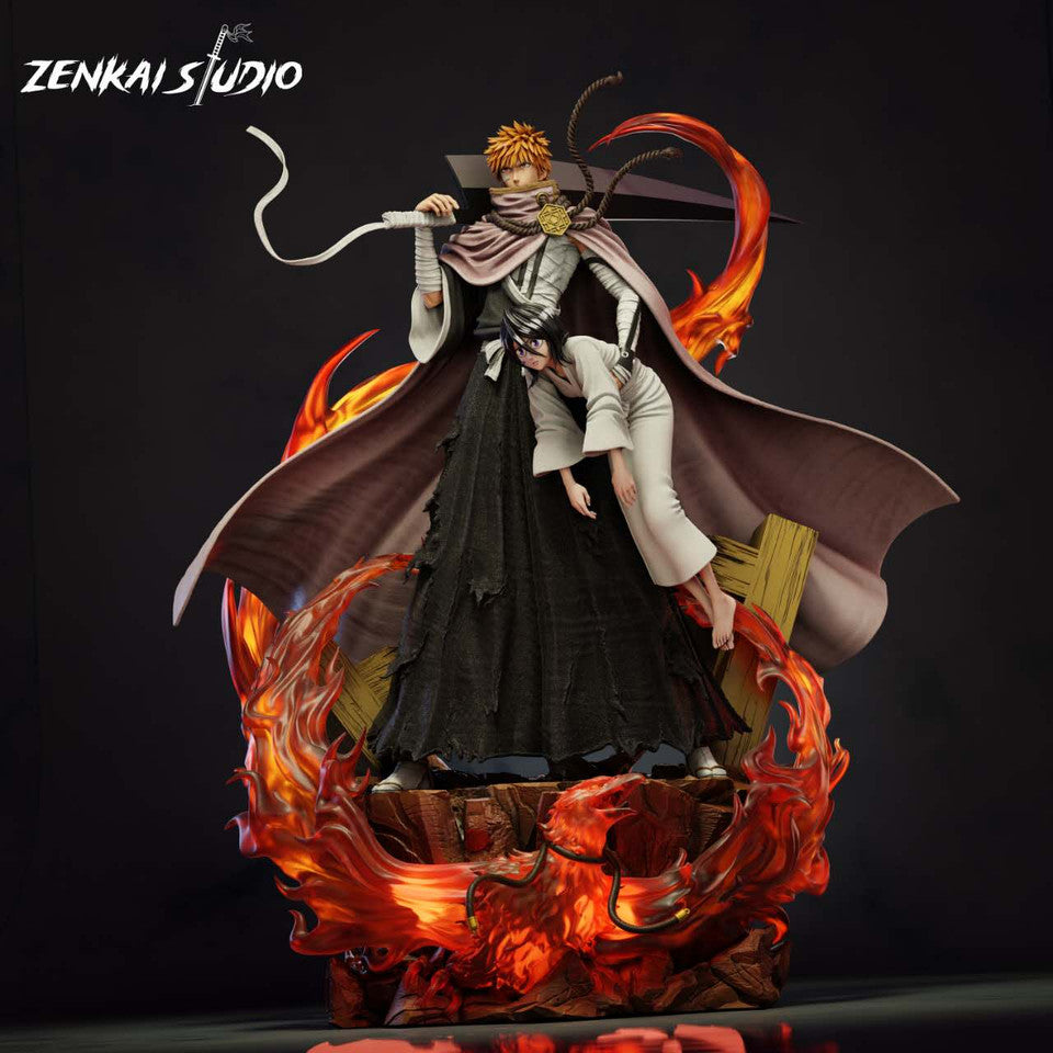 [Warehouse in Stock] ZENKAI Studio - Statue - BLEACH - Ichigo & Rukia