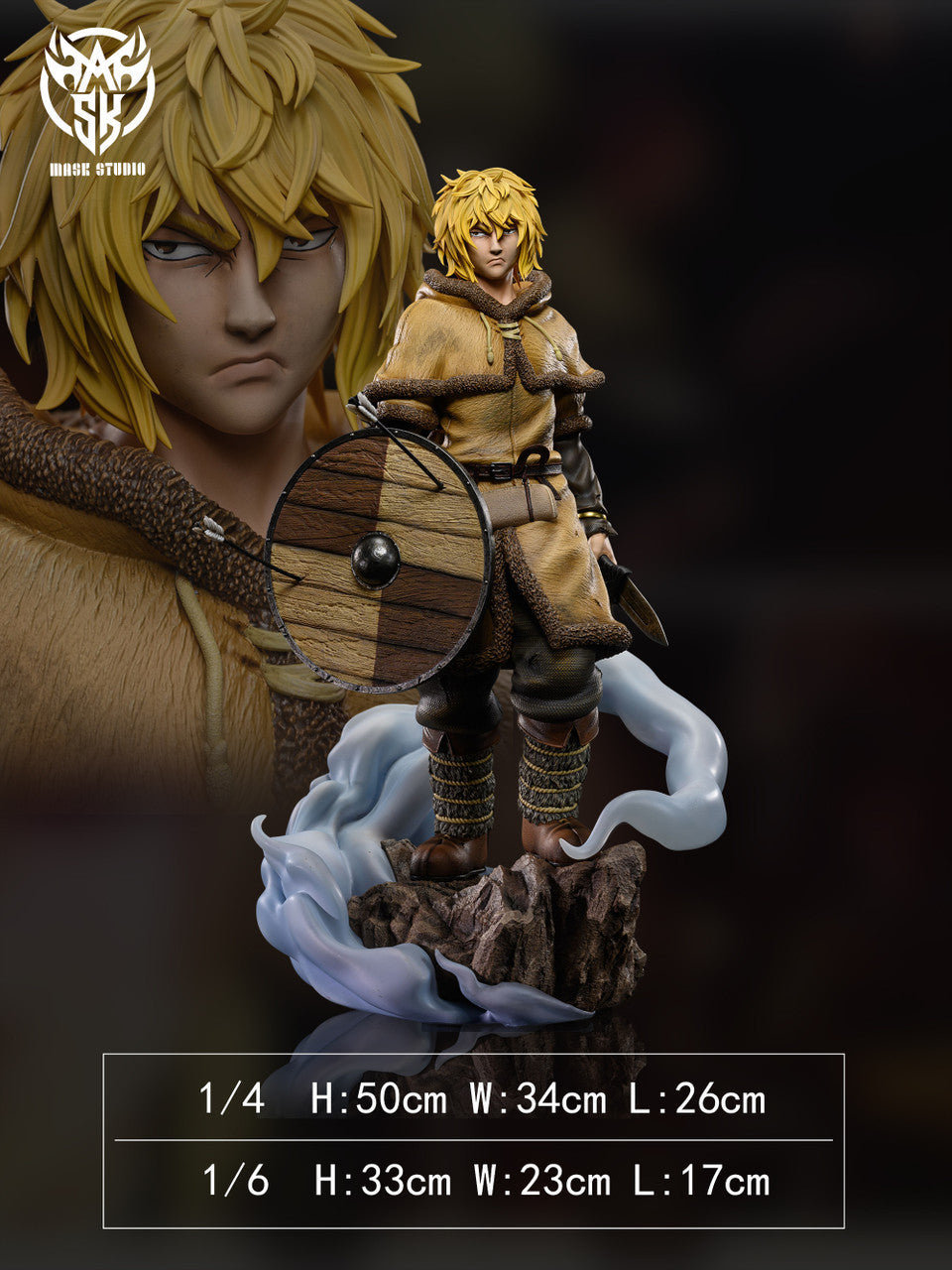 [Warehouse in Stock] Mask Studio - Statue - VINLAND SAGA - Thorfinn