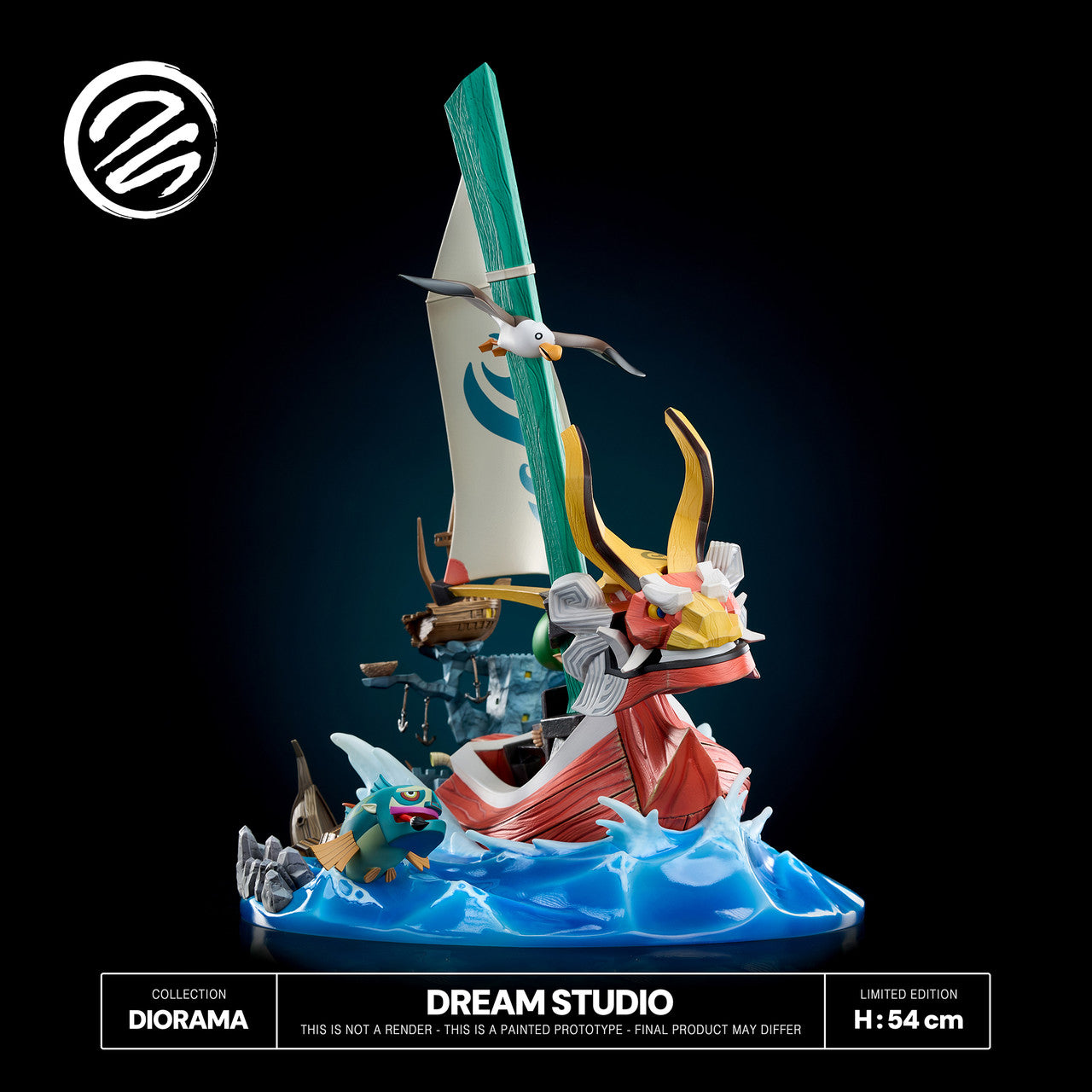 [Warehouse in Stock] Dream Studio - Statue - King of Red Lions (Diorama)