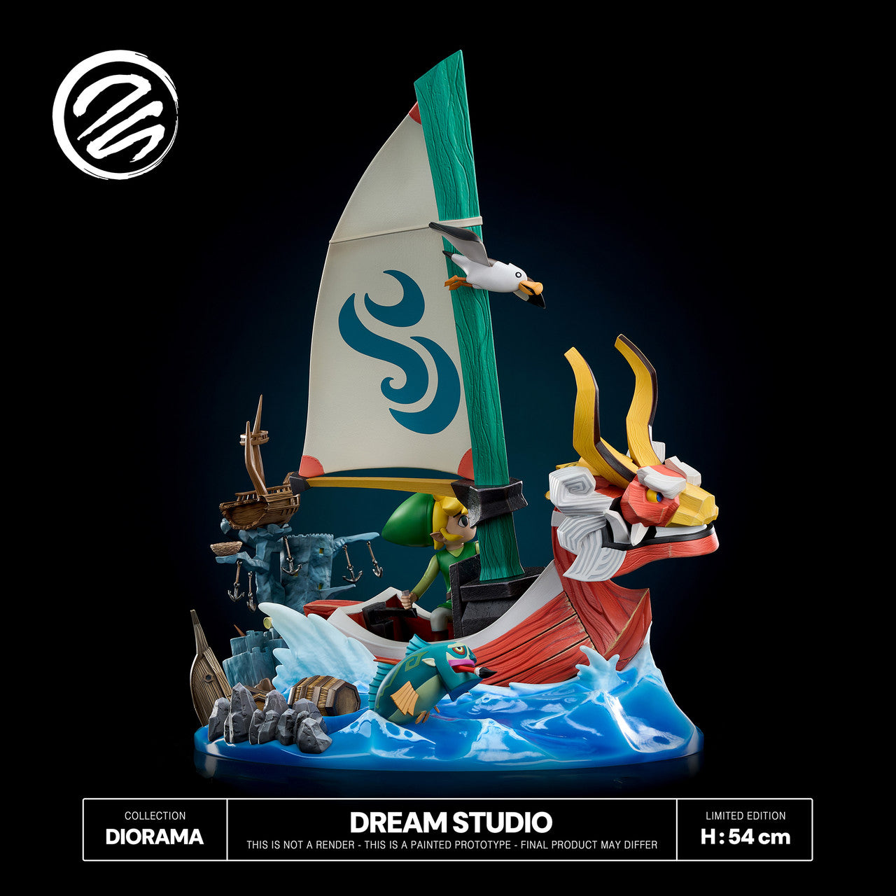 [Warehouse in Stock] Dream Studio - Statue - King of Red Lions (Diorama)