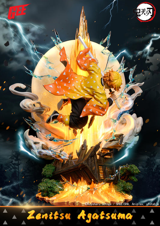 [Warehouse in Stock] GEE Studio - Statue - Demon Slayer - Agatsuma Zenitsu Thunder Breathing (Licensed)