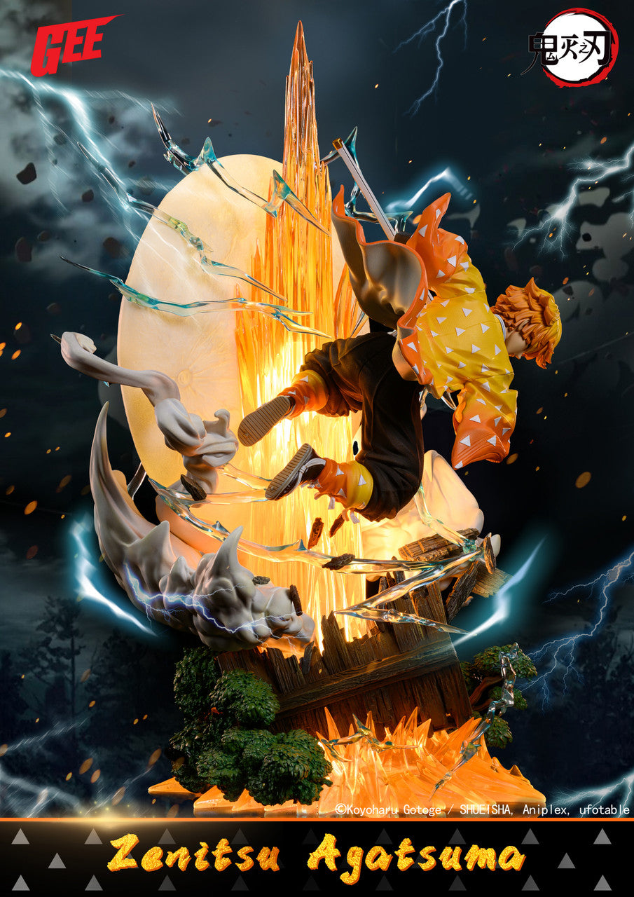 [Warehouse in Stock] GEE Studio - Statue - Demon Slayer - Agatsuma Zenitsu Thunder Breathing (Licensed)