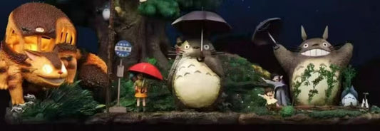 [Warehouse in Stock] Shen Yin Studio - Statue - My Neighbor Totoro - Cat Bus & Totoro First encounter & Totoro Midsummer Night's Memories with LED