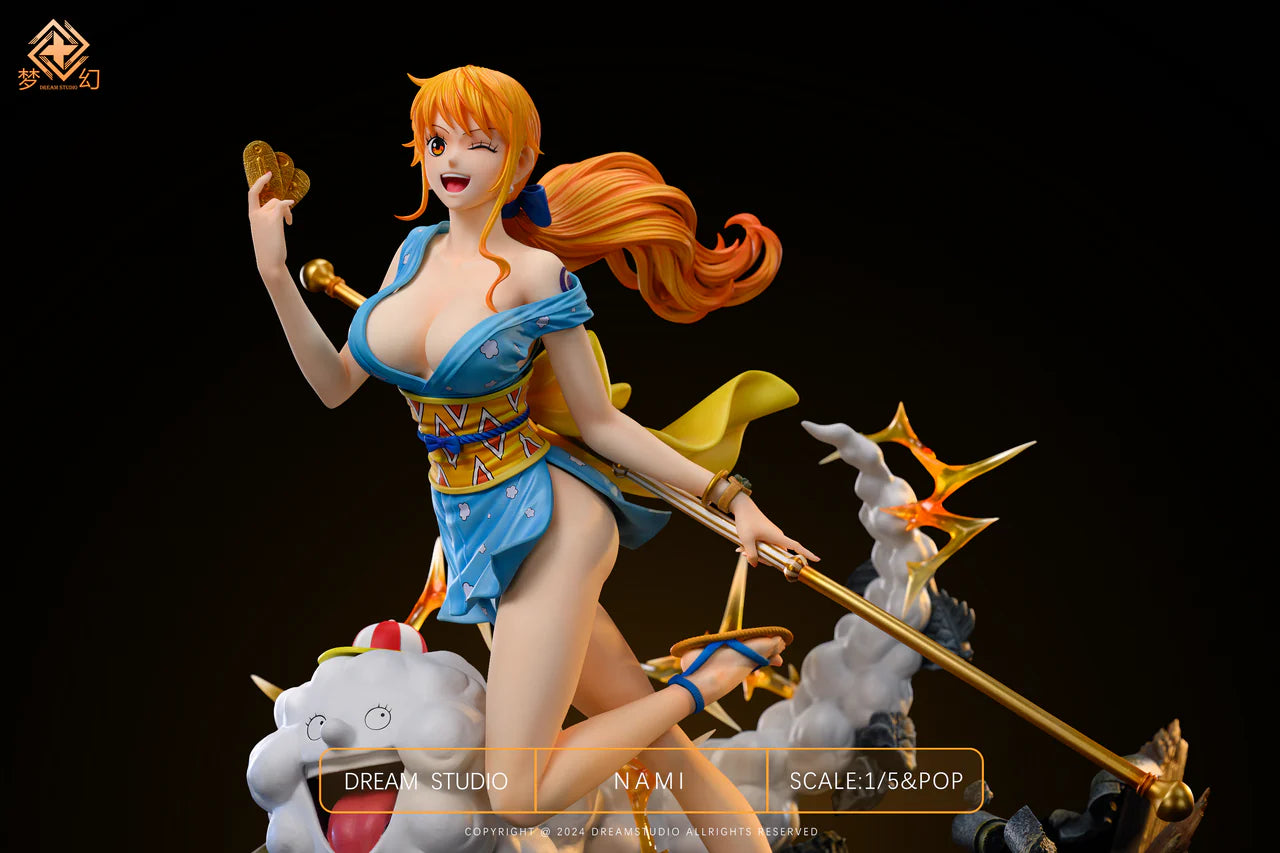 [Warehouse in Stock] Dream Studio - Statue - One Piece Nami Japanese style light statue first
