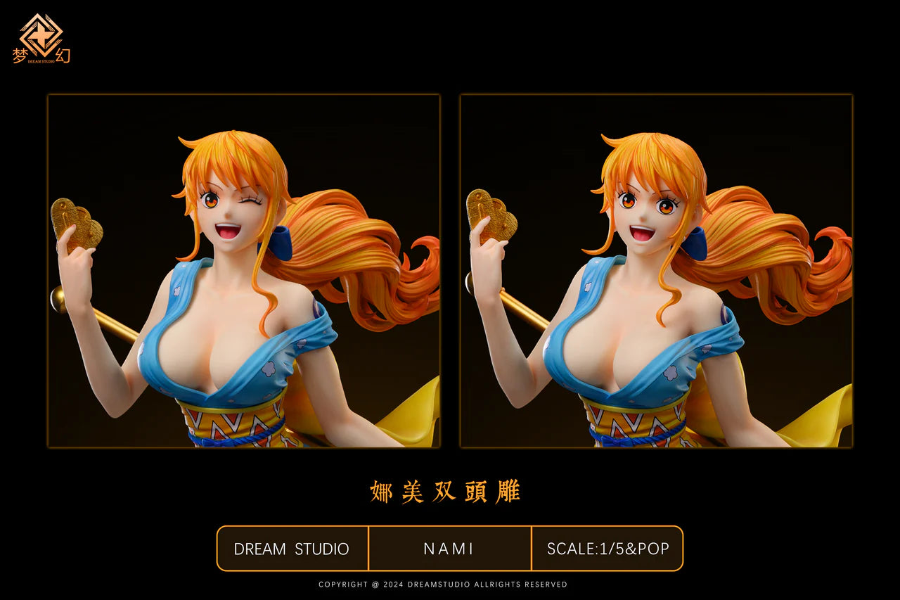 [Warehouse in Stock] Dream Studio - Statue - One Piece Nami Japanese style light statue first