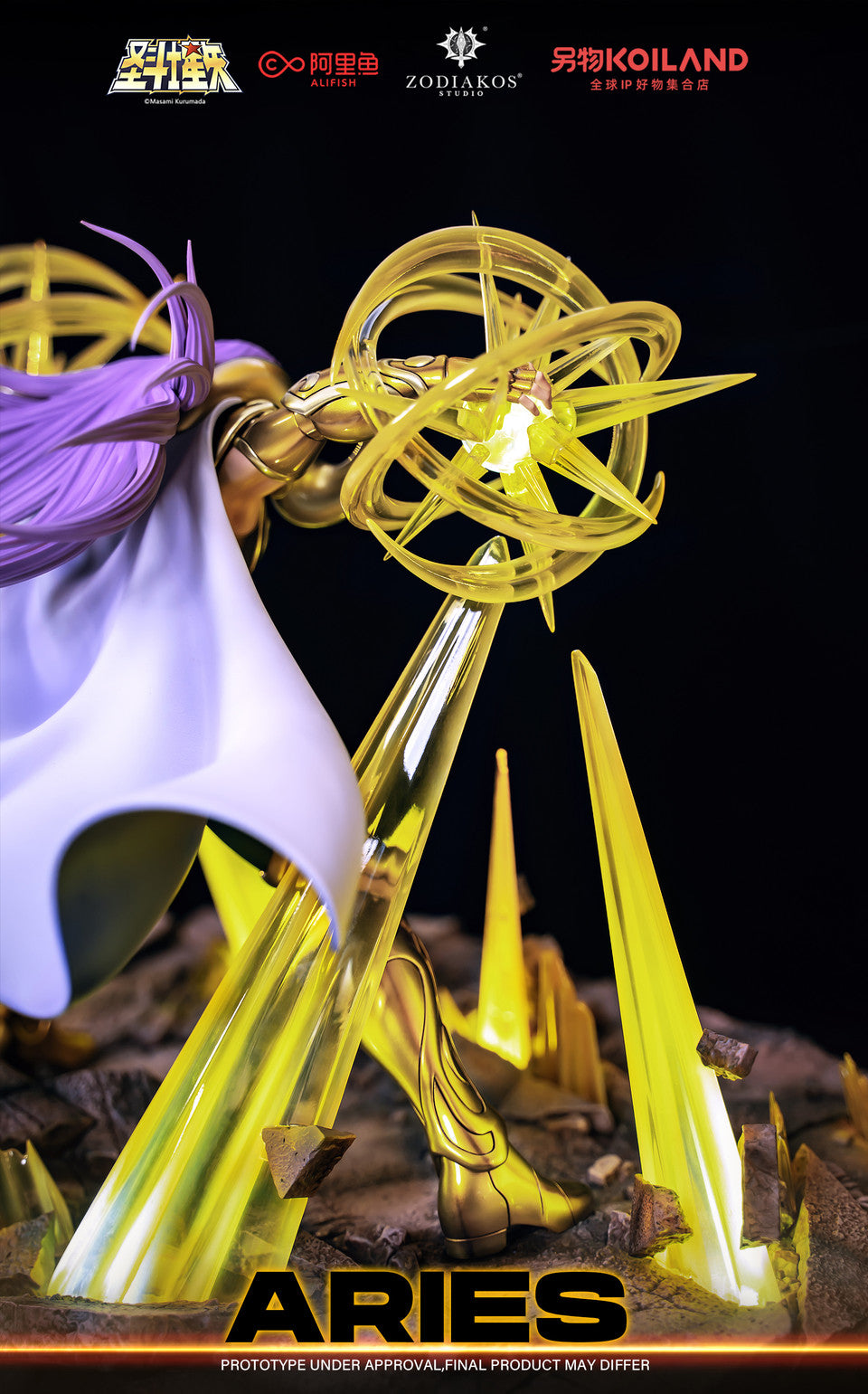 [Warehouse in Stock] Zodiakos Studio - Statue - Saint Seiya - Aries Mu (Licensed)