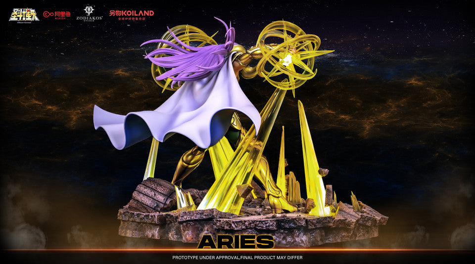 [Warehouse in Stock] Zodiakos Studio - Statue - Saint Seiya - Aries Mu (Licensed)