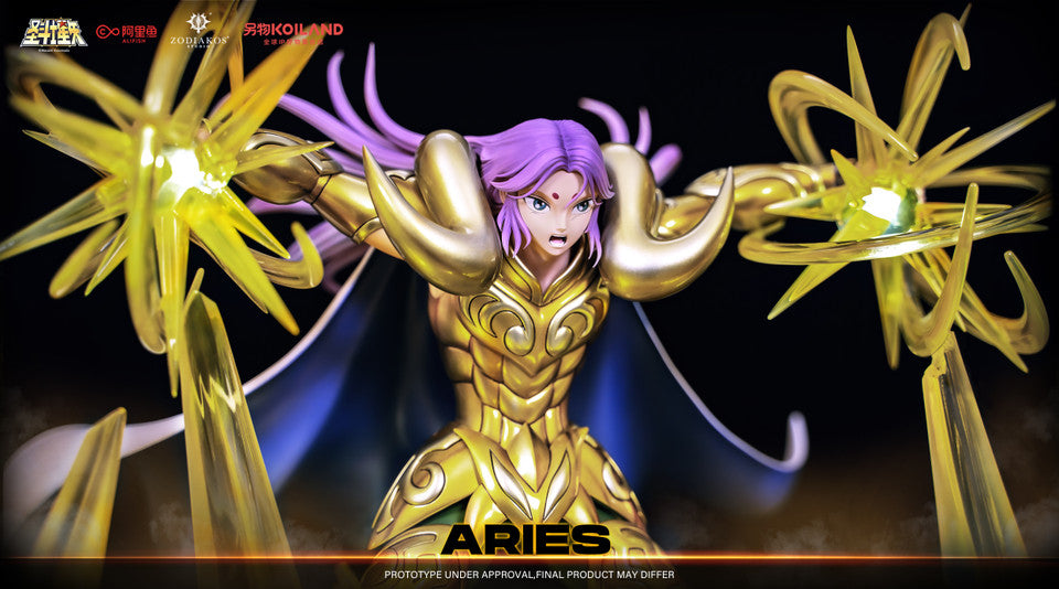 [Warehouse in Stock] Zodiakos Studio - Statue - Saint Seiya - Aries Mu (Licensed)