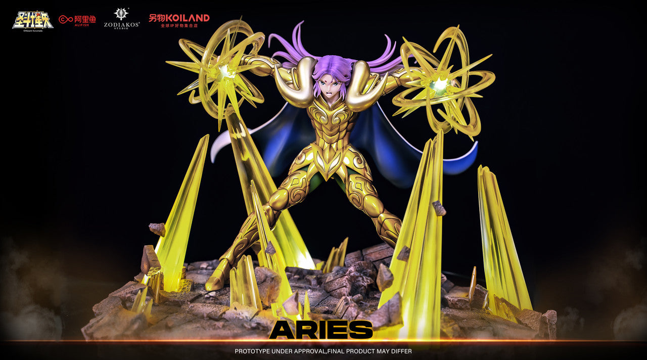 [Warehouse in Stock] Zodiakos Studio - Statue - Saint Seiya - Aries Mu (Licensed)