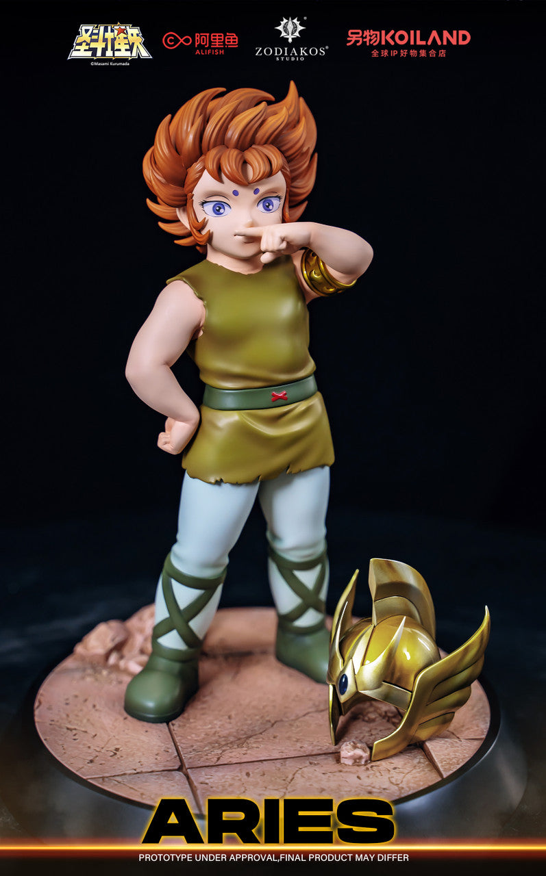 [Warehouse in Stock] Zodiakos Studio - Statue - Saint Seiya - Aries Mu (Licensed)