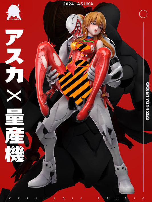 [Warehouse in stock] Celluloid Studio - Statue - Neon Genesis Evangelion Mark.09 x Asuka Duo Set