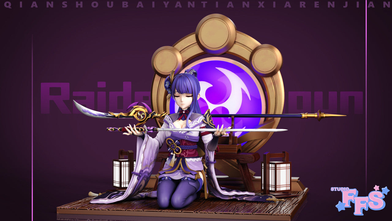 [Warehouse in Stock] FFS Studio - Statue - Genshin Impact Determination or Defeat Raiden Shogun A version