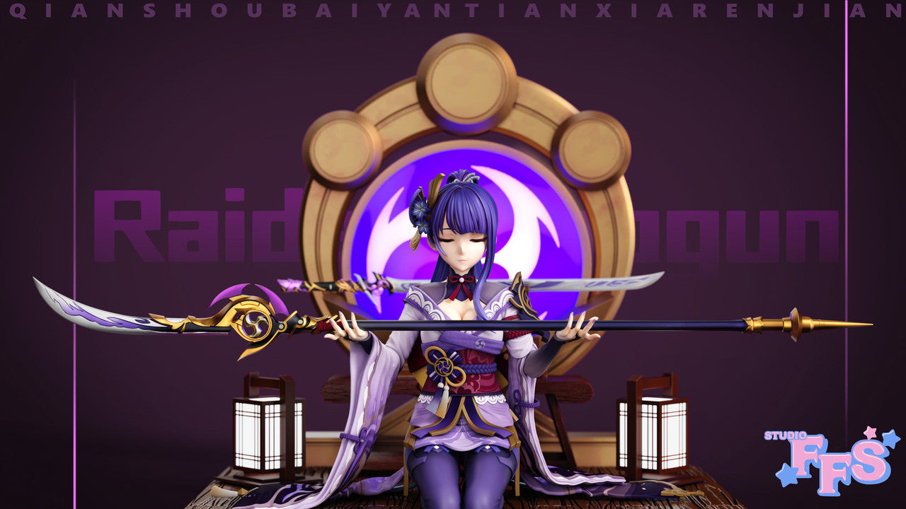 [Warehouse in Stock] FFS Studio - Statue - Genshin Impact Determination or Defeat Raiden Shogun A version