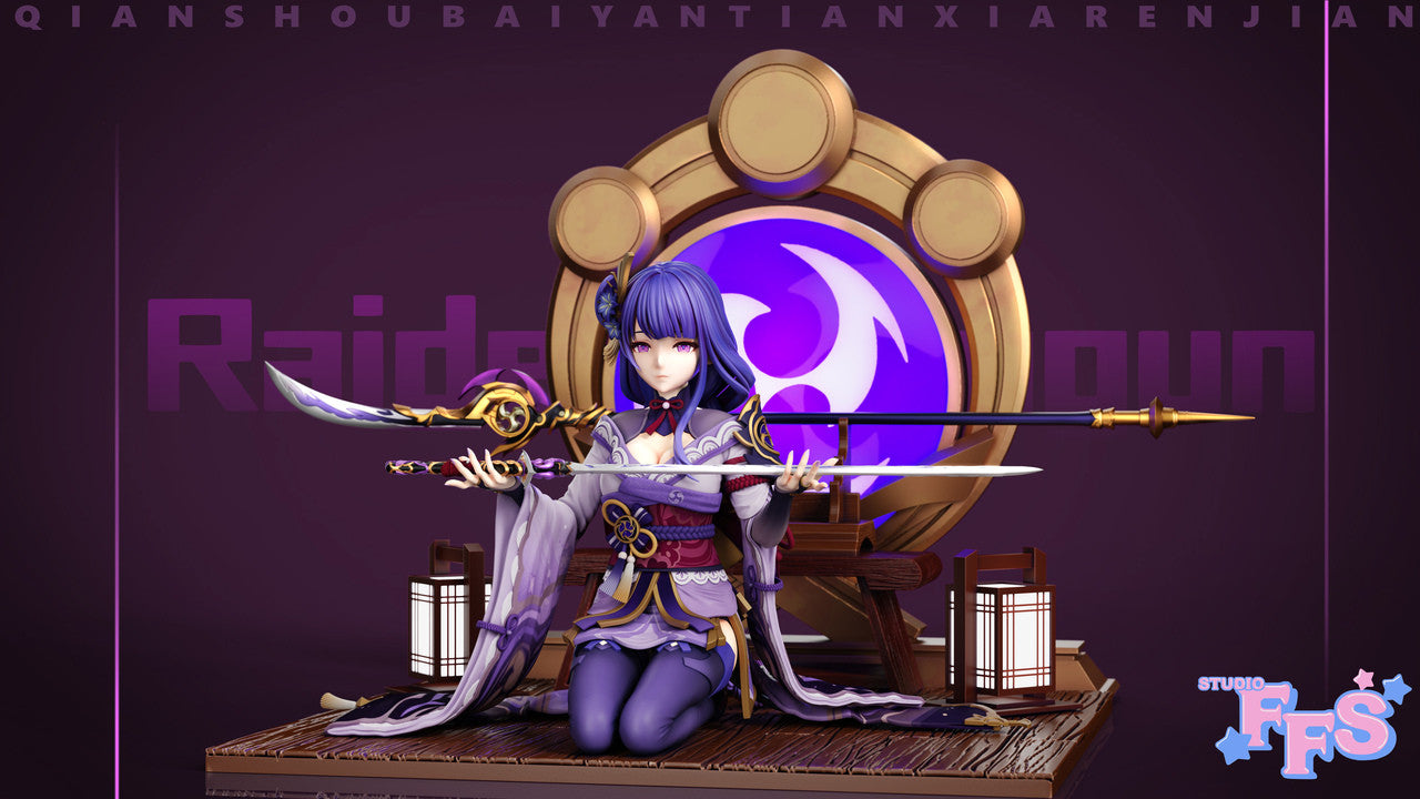 [Warehouse in Stock] FFS Studio - Statue - Genshin Impact Determination or Defeat Raiden Shogun A version