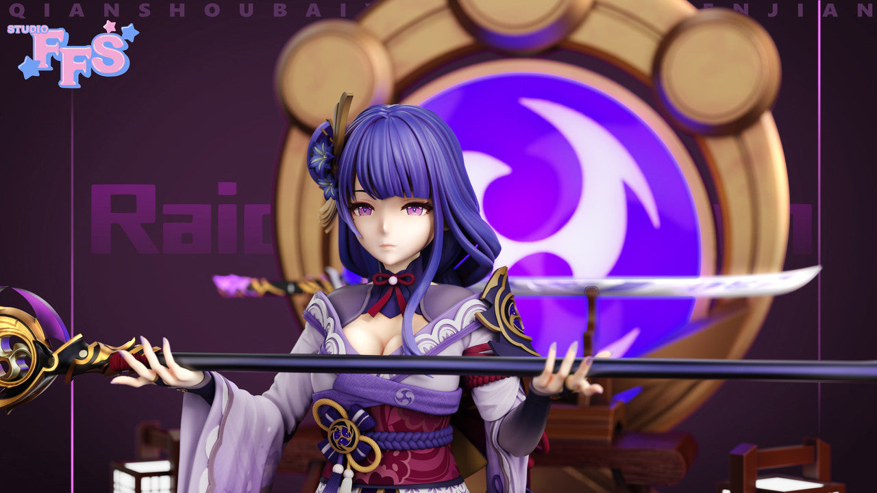 [Warehouse in Stock] FFS Studio - Statue - Genshin Impact Determination or Defeat Raiden Shogun A version