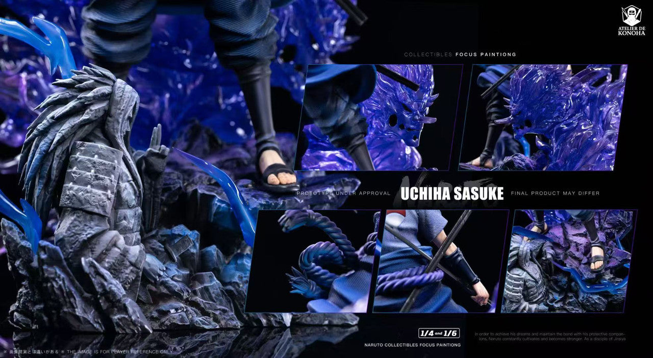 [Pre-Order] ATELIER DE KONOHA Studio - Statue - Naruto - Light Sculpture Series Uzumaki Naruto & Uchiha Sasuke