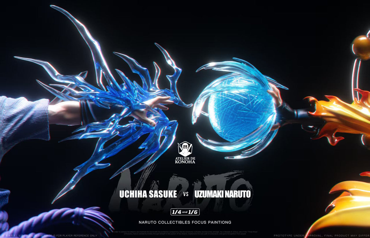[Pre-Order] ATELIER DE KONOHA Studio - Statue - Naruto - Light Sculpture Series Uzumaki Naruto & Uchiha Sasuke