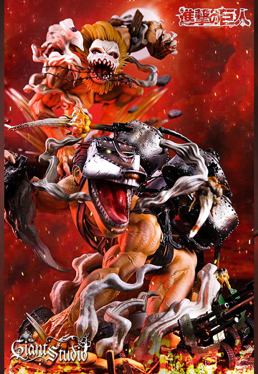 [Warehouse in stock] Giant Studio - Statue - Attack On Titan - Cart Titan