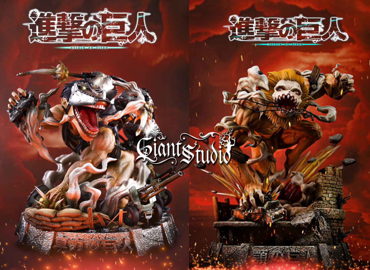 [Warehouse in stock] Giant Studio - Statue - Attack On Titan - Cart Titan