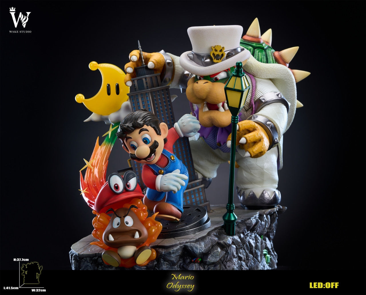 [Pre-Order] Wake Studio - Statue - Super Mario Mario Series 02 Super Mario Odyssey