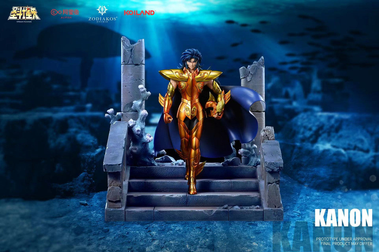 [Warehouse in Stock] Zodiakos Studio - Statue - Saint Seiya - Sea Dragon Sea General Kanon (Licensed)