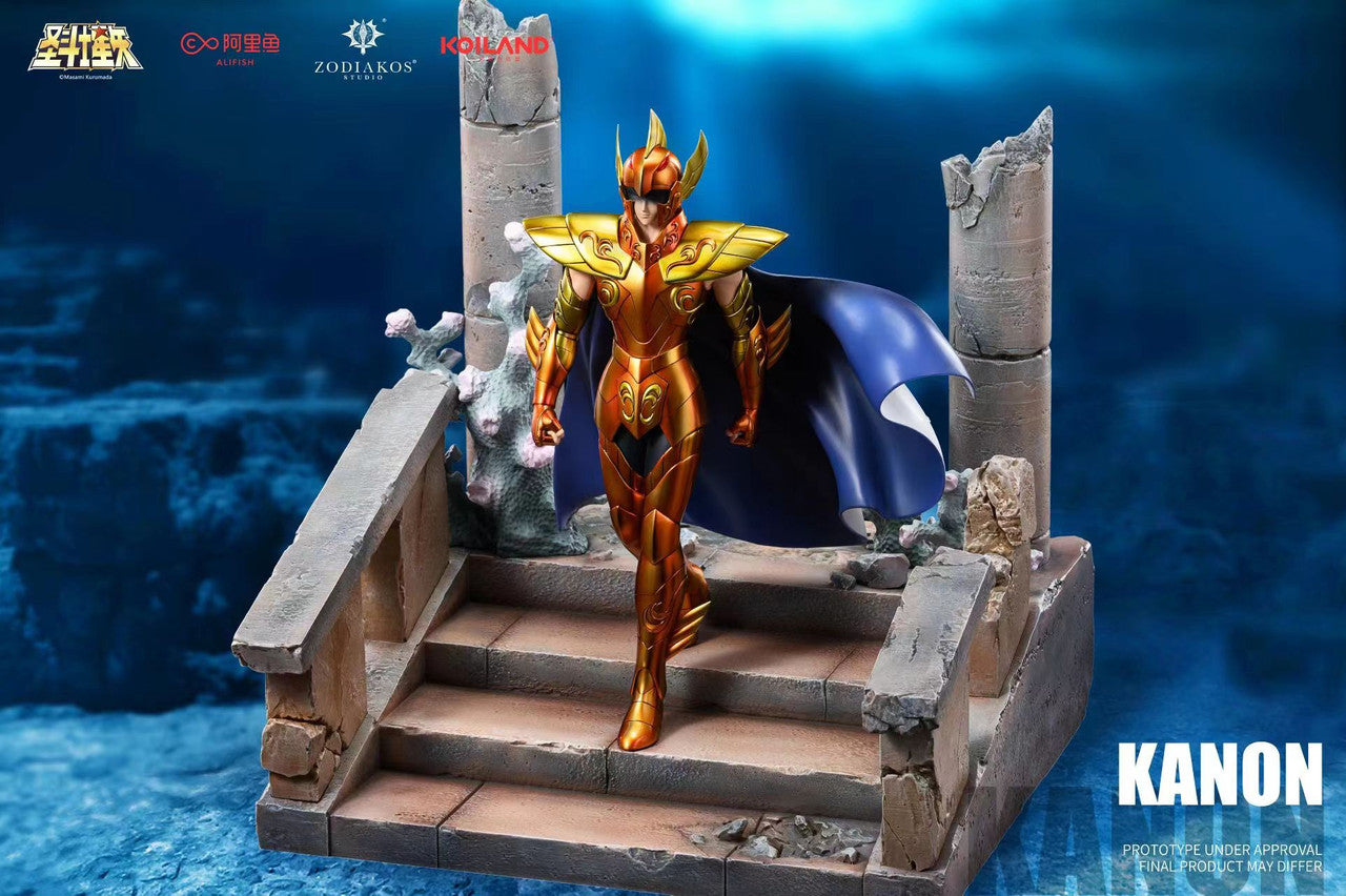 [Warehouse in Stock] Zodiakos Studio - Statue - Saint Seiya - Sea Dragon Sea General Kanon (Licensed)
