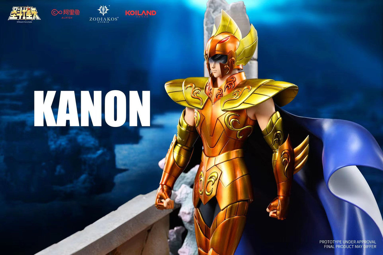 [Warehouse in Stock] Zodiakos Studio - Statue - Saint Seiya - Sea Dragon Sea General Kanon (Licensed)