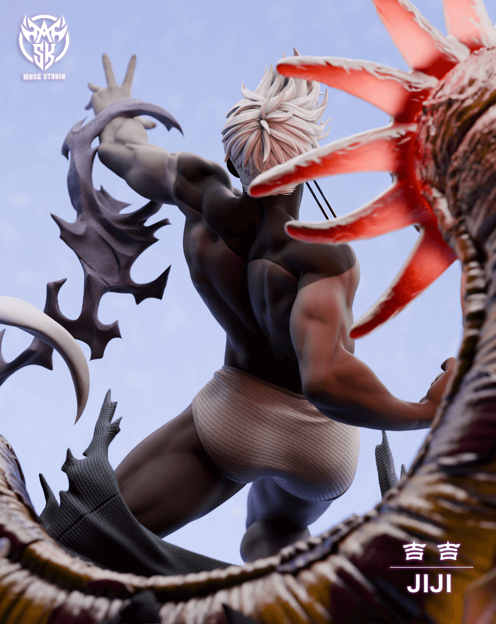 [Pre-Order] Mask Studio - Statue - Dan Da Dan - Evil Eyed Jiji