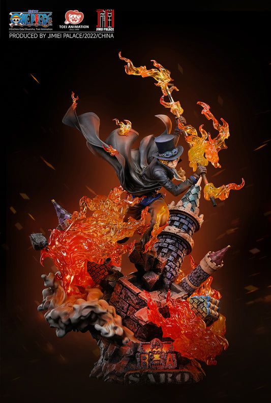 [Warehouse in Stock] JIMEI PALACE Studio - Statue - One Piece - SABO (Licensed)