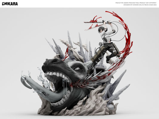 [Warehouse in Stock] CHIKARA Studio  - Statue - Attack on Titan - The Final Battle Mikasa Ackerman & Armin Arlert