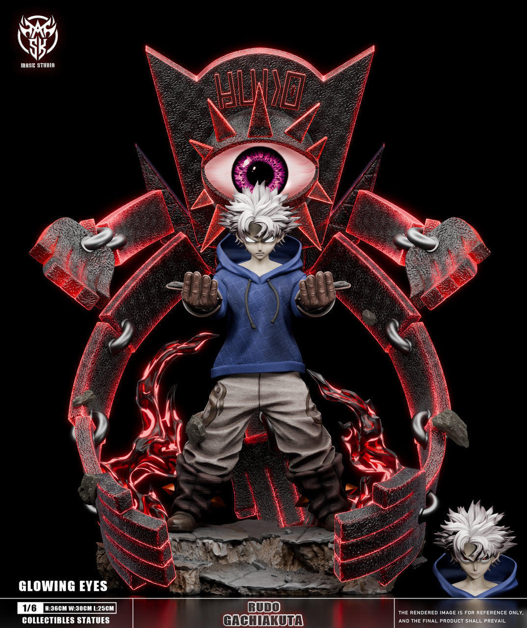 [Pre-Order] Mask Studio - Statue - GACHIAKUTA - Rudo Surebrec