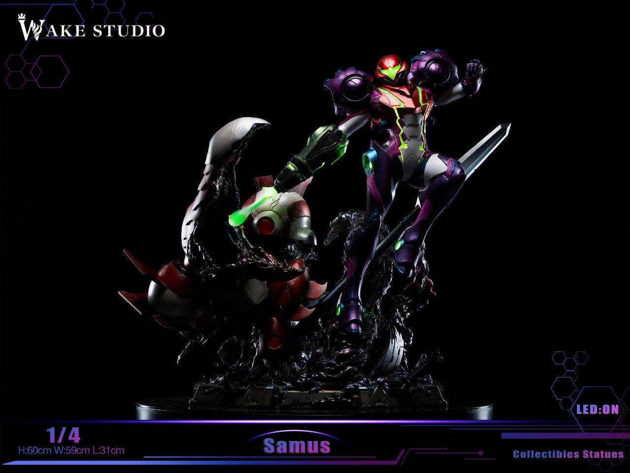 [Pre-Order] Wake Studio - Statue - Metroid Samus Aran