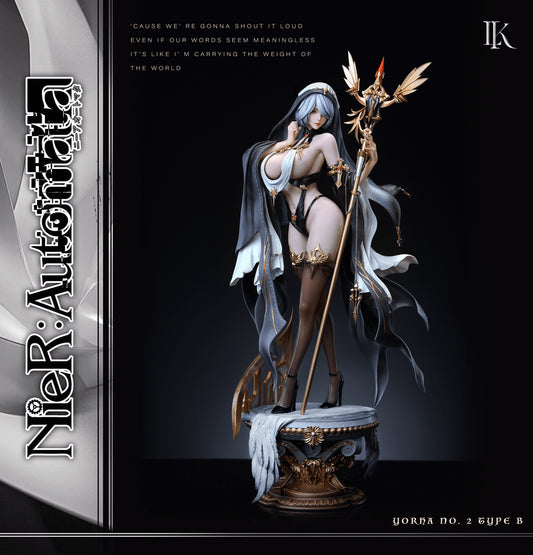 [Warehouse in Stock] LK Studio - Statue - NieR:Automata 1/4 Ultimate Female Sculpture Series #1 Nun NieR 2B
