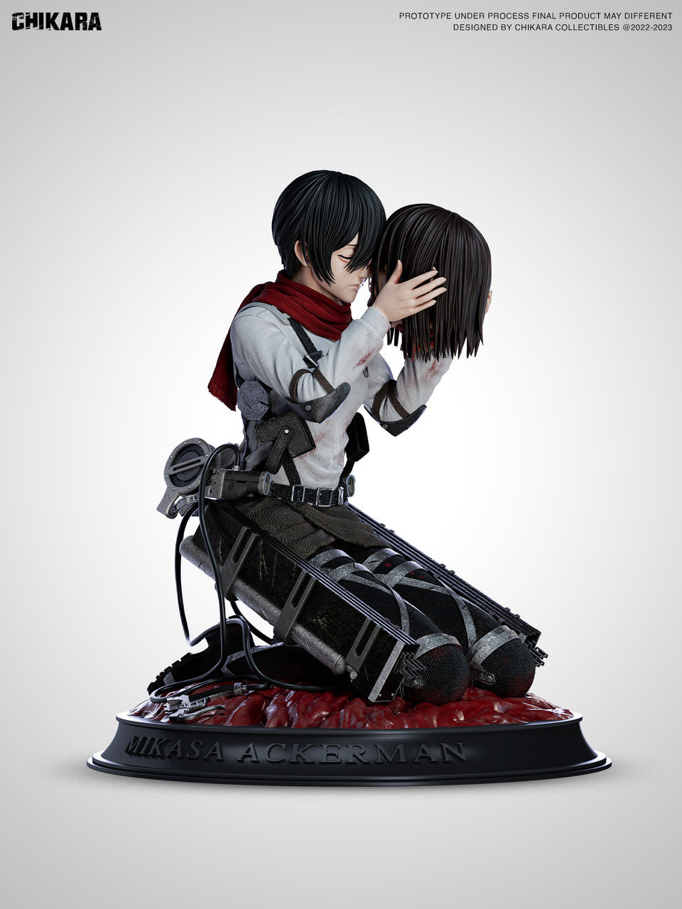 [Warehouse in Stock] CHIKARA Studio - Statue - Attack on Titan - Mikasa Full set