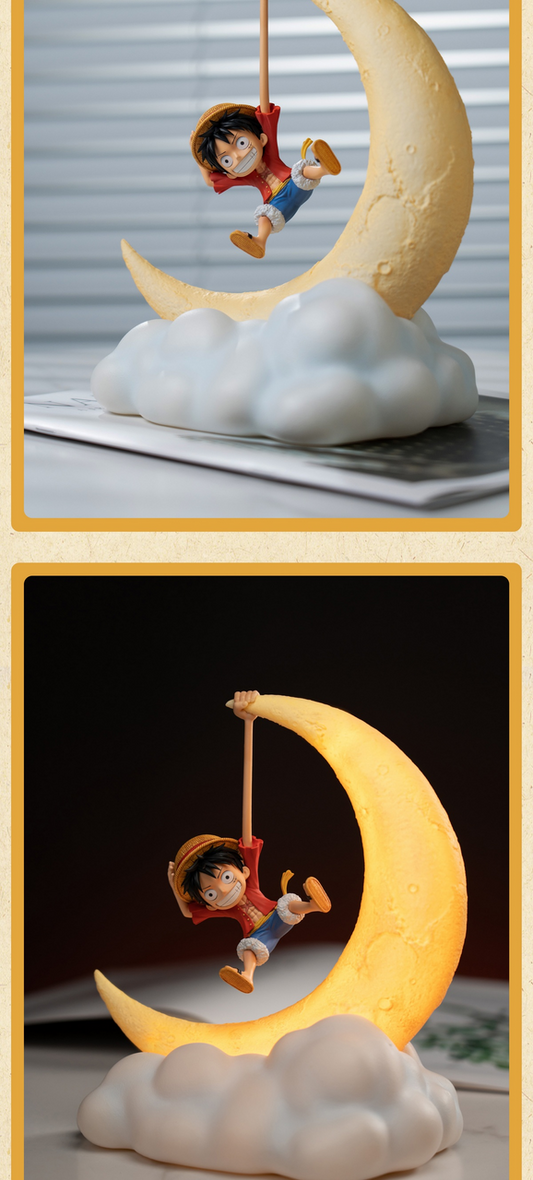 [US in Stock] HAPPY LIFE Studio - Statue - One Piece Lala Luffy Magnetic Night Light (Licensed)