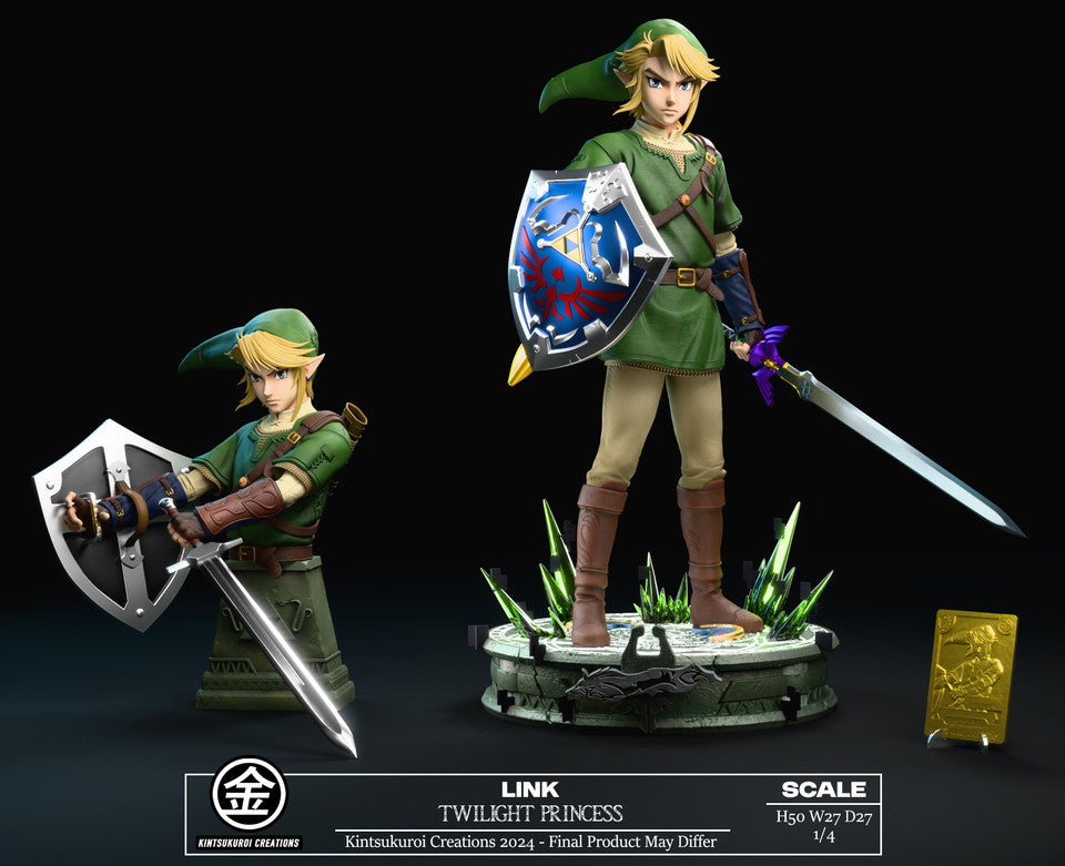 [Warehouse in Stock] Kintsukuroi Creations Studio - Statue - The Legend of Zelda LINK TWILIGHT PRINCESS 1/4