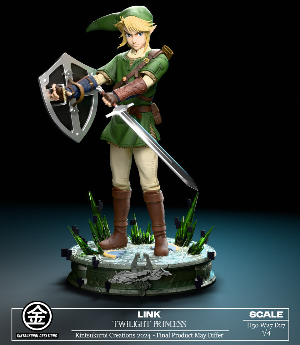 [Warehouse in Stock] Kintsukuroi Creations Studio - Statue - The Legend of Zelda LINK TWILIGHT PRINCESS 1/4