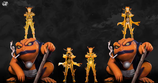 [Warehouse in Stock] Cartoon World Studio (CW Studio) - Statue - Naruto - Uzumaki Naruto & Gamakichi