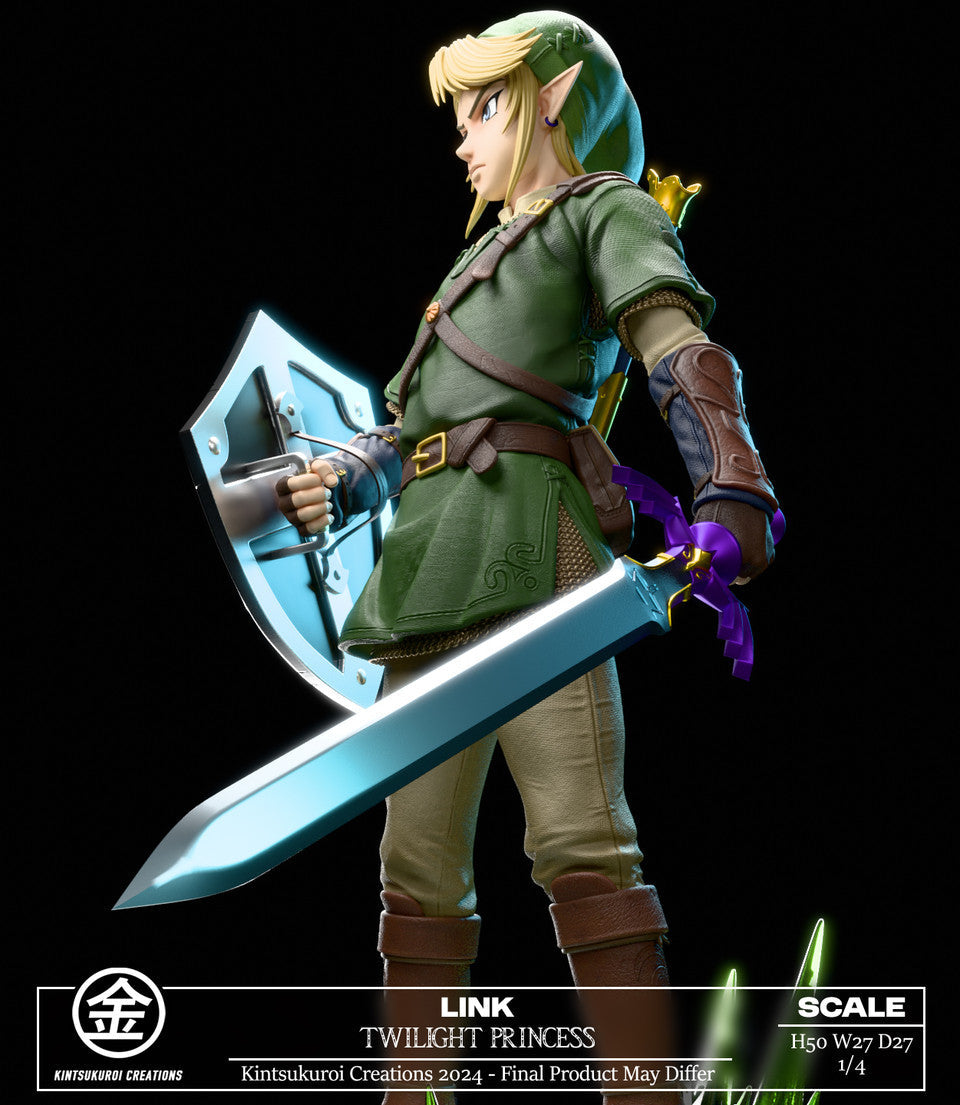 [Warehouse in Stock] Kintsukuroi Creations Studio - Statue - The Legend of Zelda LINK TWILIGHT PRINCESS 1/4