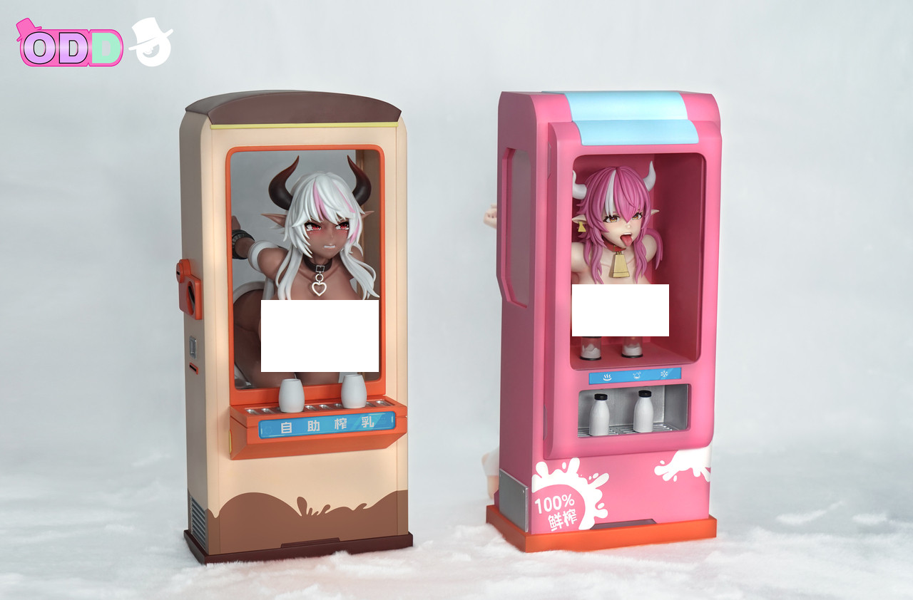 [Warehouse in stock] ODD Studio - Statue - Original - Demon Princess-Lulu: Strawberry Milk/Nana: Dark Chocolate Milk (Licensed)