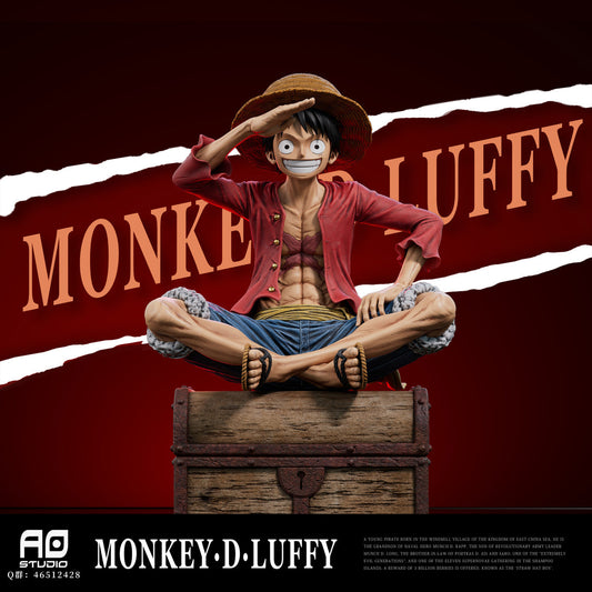 [Warehouse in Stock] AO Studio - Statue - One Piece Three Pirate Brothers Resonance Series - Monkey D. Luffy
