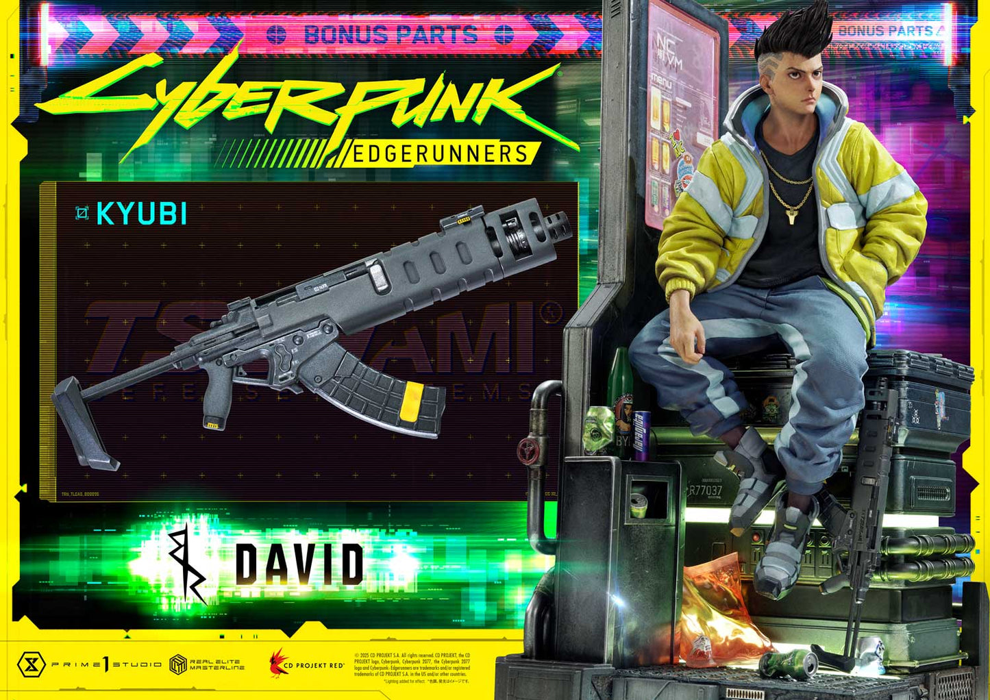[Pre-Order] Prime 1 Studio - Statue - Real Elite Masterline - Cyberpunk: Edgerunners David - REMCP-02 REMCP-02DX REMCP-02DXS (Licensed)